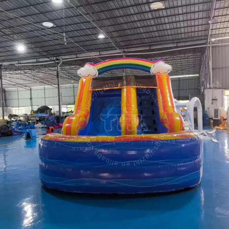 Commercial Bounce House Module Jumper with Basketball Hoop Game