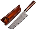 Luxury Resin Wood Handle VG10 Damascus Steel Kitchen Japanese Knife Chop Cleaver Boning Santoku Chef Knife Set Damascus Knife