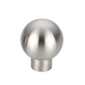 Furniture Hardware Round Solid Drawer Door Small Pull Stainless Steel Kitchen Cupboard Cabinet Knob Handle