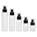 Longtenpack JX2015 Clear Glass 120ml Mist Spray Bottle Cap Pump Sprayer Lotion Perfume Frost Surface Handling 20ml 30ml 60ml