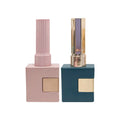 Factory OEM Empty Custom Square Empty Nail 10ml square Rectangular Empty Nail Polish GLAss Bottles Packaging With Brush