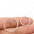 Cabochon DIY Pendant Frame Blanks Bezel Tray Charms Stainless Steel Gold Plated Open for Resin Necklace Jewelry Children's