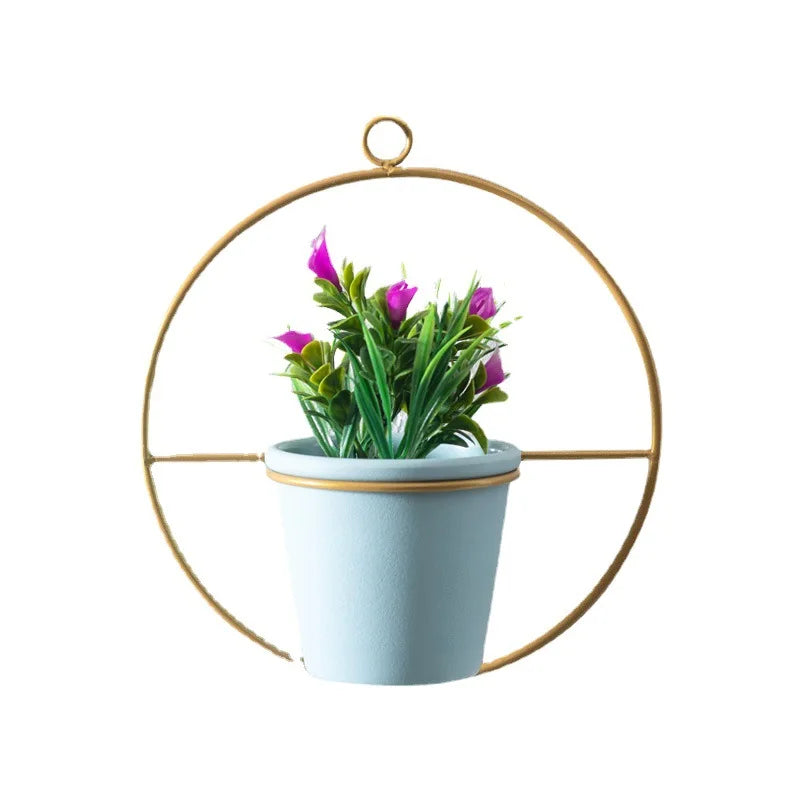Handmade ZHUODI Iron Candlestick Holder Home Decoration Wall Hanging