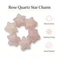 Rose Quartz Star Shaped Jewelry Hot Selling Crystal Decor Ornament for Home Healing Gift