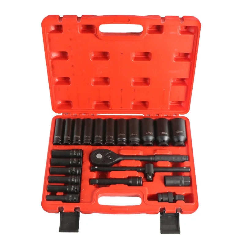 Pneumatic 23 PC Set Torque Wrench Wood Working Tools Chrome Vanadium Steel Mechanic Bike Tools & Maintenance Tools