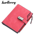 For Baellerry Korean Version Women's Wallets Small Short Vertical Zipper Coin Purse and Card Holder