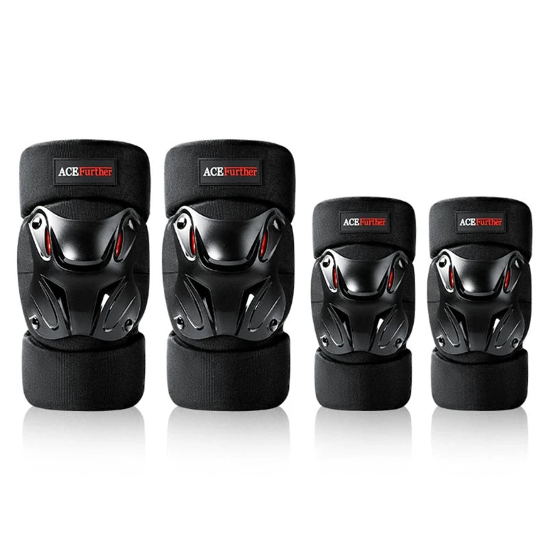 New Image Motorcycle Dirt Bike Outdoor Riding Anti-fall Protective Gear Knee Pads Elbow Pad Protector for Motorcycle