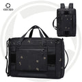 OZUKO 9749 Men's 15.6-Inch Laptop Backpack with Zipper Closure Polyester Travel Bag Letter Pattern Business Backpack
