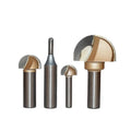 Tideway Professional Grade 1/2 1/4 Shank Core Box Router Bit Woodworking Cutter