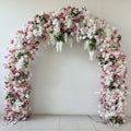 Silk Flower Props for Wedding Party Artificial Row Decoration with Arch & Catwalk Elegant Wedding Venue Enhancer