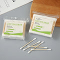 Pure Swab: 100% Cotton Swabs for Gentle Cleaning Natural Bamboo Stick