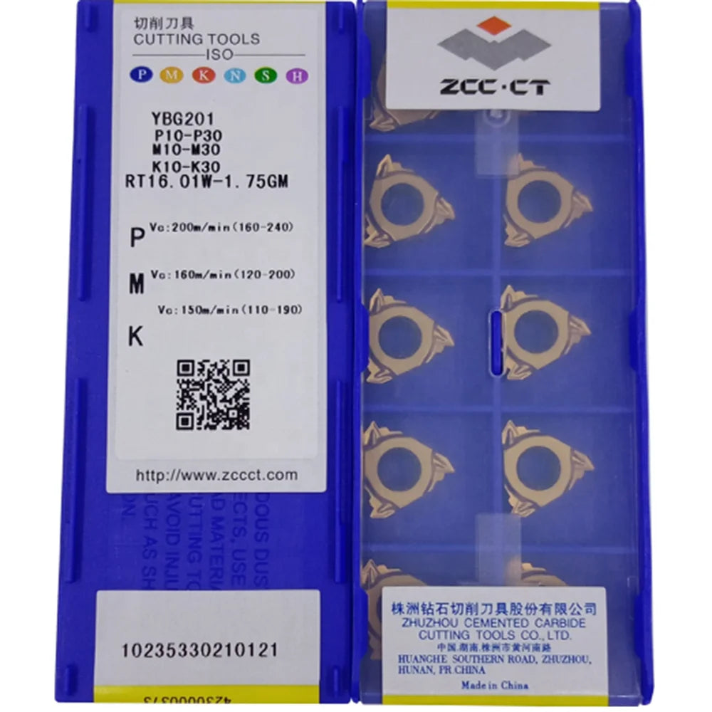 ZCC Turning Inserts Carbide Inserts Cutter RT16.01W-1.75GM RT16.01W for Steel Cutting High Quality MOQ:10pcs