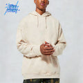 Custom Screen Printing Logo Cotton Men's Hoodie Casual Heavyweight Fleece Sweatshirts for Men
