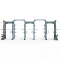 Comprehensive Steel Powerlifting Squat Rig Multi-Function Gym Equipment with Cable Crossover for Effective Cross Training