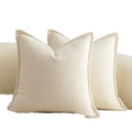 Modern Minimalist Woven Anti-static Floral Pattern Square Pillow Cover Lamb Fleece Removable Washable Bedside Backrest Sofa