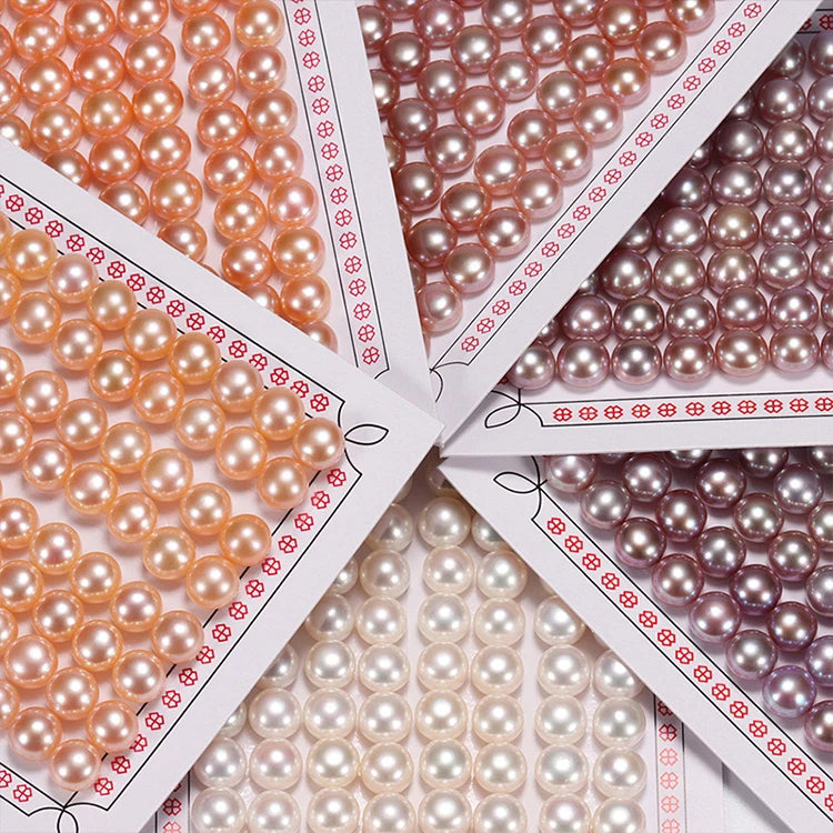 Natural Colorful Freshwater Pearl AAAA Grade NGTC Certified 2-12mm Sewing Buttons for Sweater Cardigan Dress Jewelry Making
