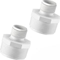 PVC Garden Hose Adapter External Thread 3/4" NPTx 3/4"GHT Rain Barrel Garden Faucet tank Inside Connection