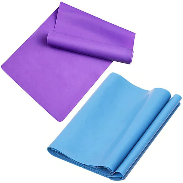 Haiyang Libenli Body Building Wholesale Rubber Latex Theraband Flat Resistance Band Exercise Rehabilitation Stretching Training