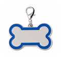 Aluminum Sublimation Collar Name Engrave Necklace Dog Tag Blank Metal Color Edge Bone Shape Custom Cat Pet ID Dog Tag