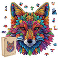 Wolf Wooden Jigsaw Puzzles for Adults Unique Shape Animal Adult Puzzles Irregular Wood Puzzles Best Gift