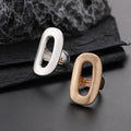 TongLing Irregular Shape Zinc Alloy Metal Ring Statement Boho Adjustable Rings for Women Girl