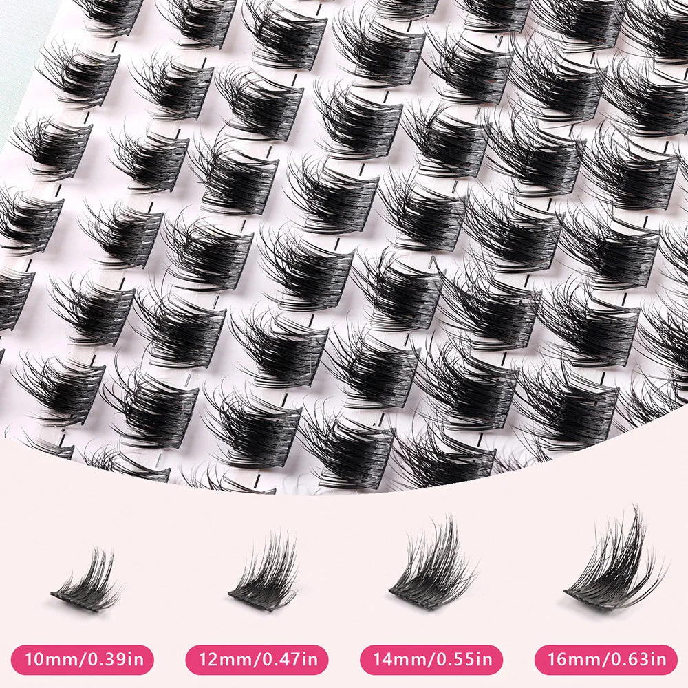 Wholesale Individual Lash Clusters Eyelash Extention Professional Diy Lash Extension Kit Pre-cut Segment Cluster Lashes