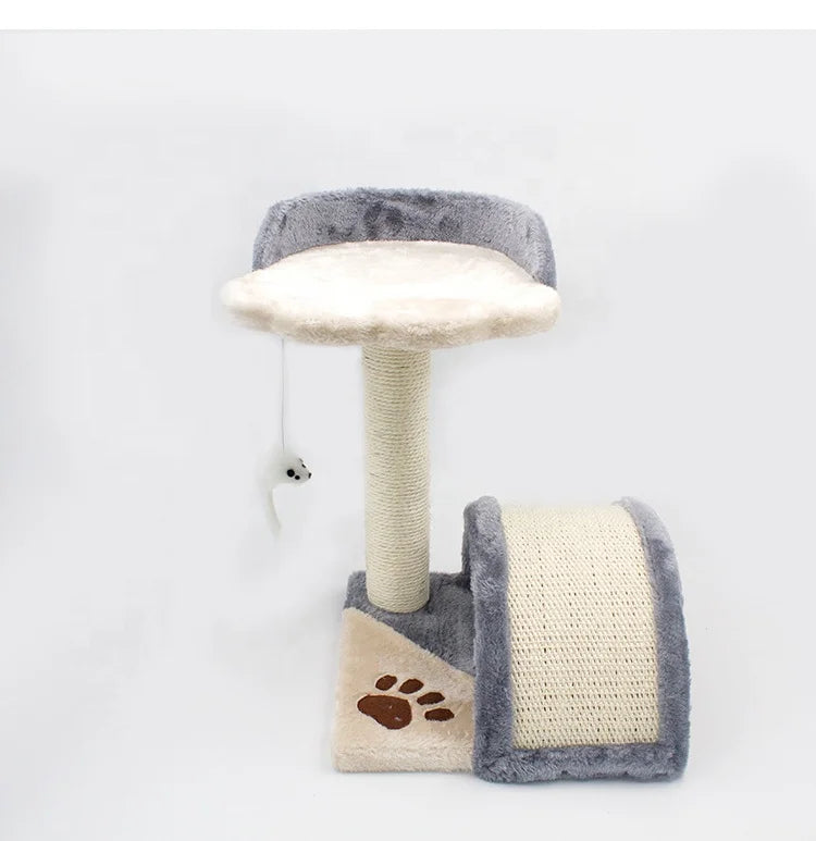 2022 New Design Cat Climbing Scratcher Tree With Mice Toy