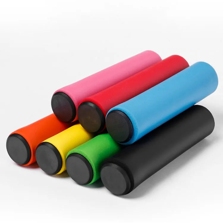 ANGBOW CBT-252262 Lightweight Ergonomic Anti-Slip Silicone Bicycle Handlebar Grips Shock Absorbing Road Bicycles Mountain Bikes