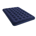 Comfortable Double Size Camping Inflatable Flocked Air Bed