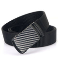 TUSHI Customizable Men's Business Belt New Adjustable Zinc Alloy Automatic Buckle Outdoor Nylon Fabric Direct Factory Supply