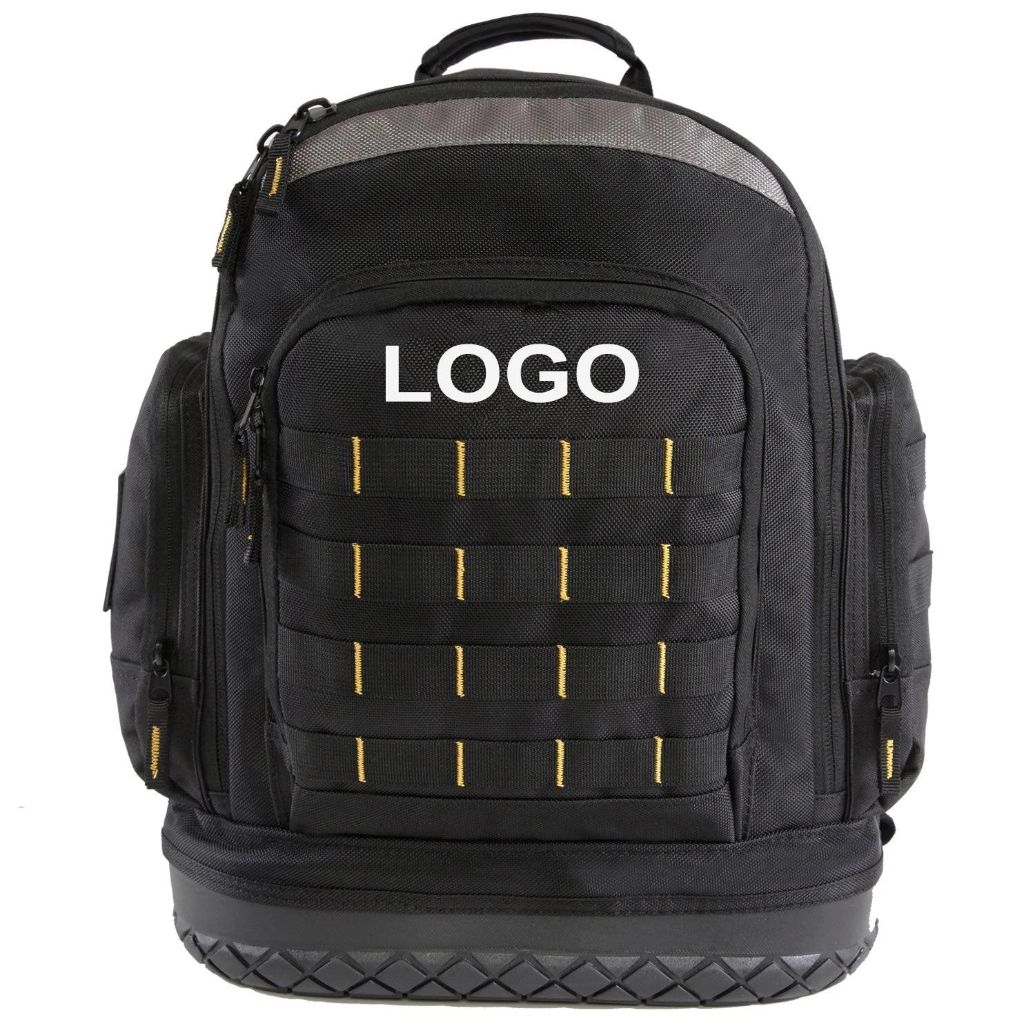 Large Capacity Tool Backpack Heavy Duty Worker Job Site Tools Bag for Electrician