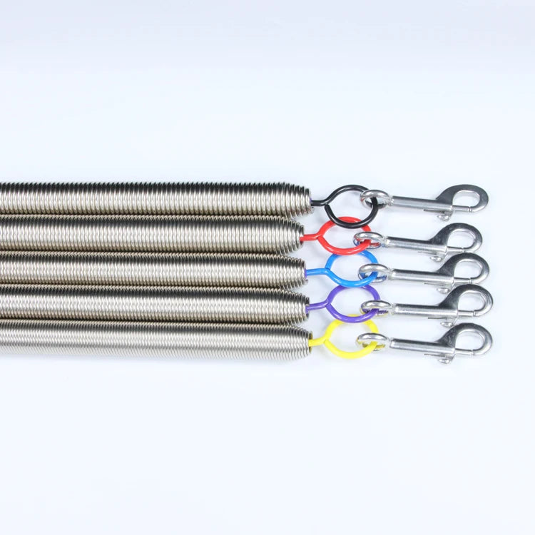Hengsheng Custom Music Wire Nickel Plated Body Pilates Equipment Spring Double Sided Hook Coil Color Pilates Reformer Springs