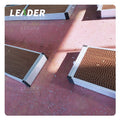 Greenhouse Recirculating Industrial Wall Evaporative Cooling Systems Wet Pad Galvanized Exhaust Fan