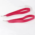 Wholesale Custom Solid 1/4 Inch 100% Polyester Eco-Friendly Woven Grosgrain Ribbon with Handle Custom Length Assorted Colors