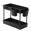Multifunctional Shower Organizer Stand Bathroom Shelf With Toothbrush Holder