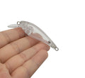 Unpainted Mini Crank Bait Fishing Lure Body 60mm 3.3g Blank Lures 8142