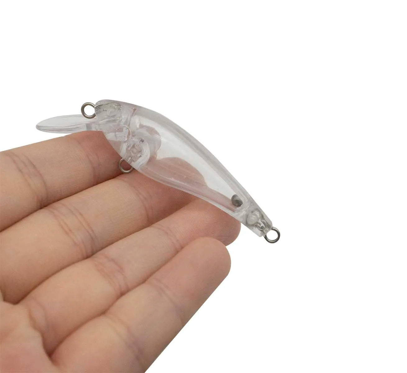 Unpainted Mini Crank Bait Fishing Lure Body 60mm 3.3g Blank Lures 8142