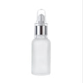 Matte Clear Glass Dropper Bottles in Various Sizes Frosted 30ml 5ml to 100ml MOQ 100pcs Carton Packing