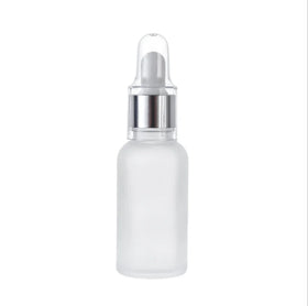Matte Clear Glass Dropper Bottles in Various Sizes Frosted 30ml 5ml to 100ml MOQ 100pcs Carton Packing
