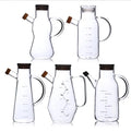 400ml Kitchen Glass Oiler Cup and Can with Handle Gourd Shape Creative Vinegar Soy Sauce Bottle Kitchen Oil Dispenser