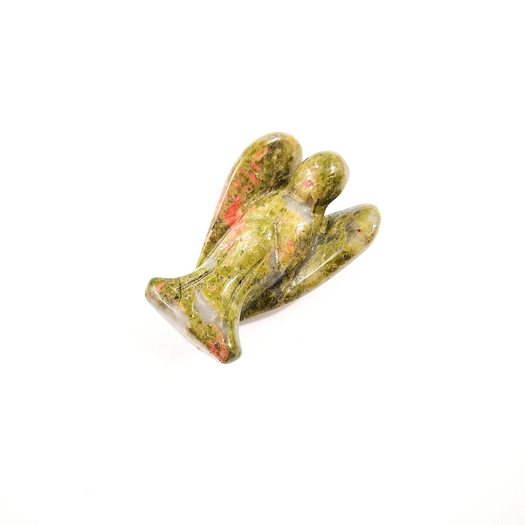 Huiying Hade Making Gift Craved Unakite Crystal Angel Crafts 1.5 Inch