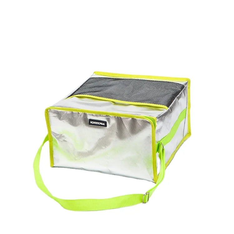 Warm Keeping Food Delivery Folding Cooler Bag with Zipper