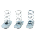 Factory Material Carbon Steel Polished Lock M10 Clip Spring Nut