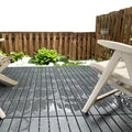 Modern Indoor/Outdoor Interlocking Plastic Decking Easy-to-Install Waterproof Flooring for Balcony & Backyard Smooth Design