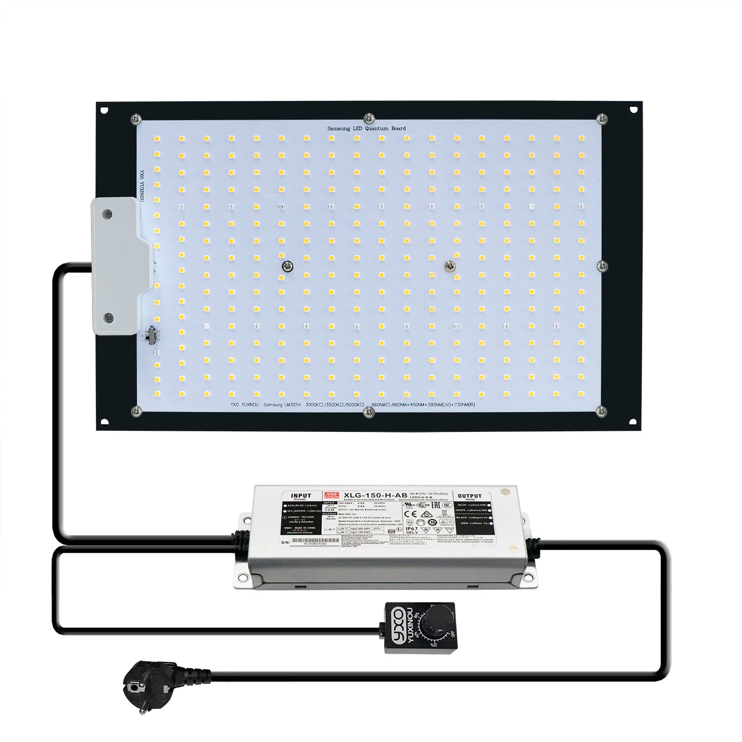 150W LM301H 3500K UV IR LED Grow Light for Indoor Plants Indoor Growing System Full Spectrum Led LED Lighting