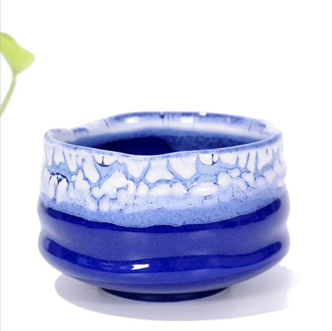 19oz 550ML Handmade Pottery Matcha Chawan Colorful Matto Matcha Bowl