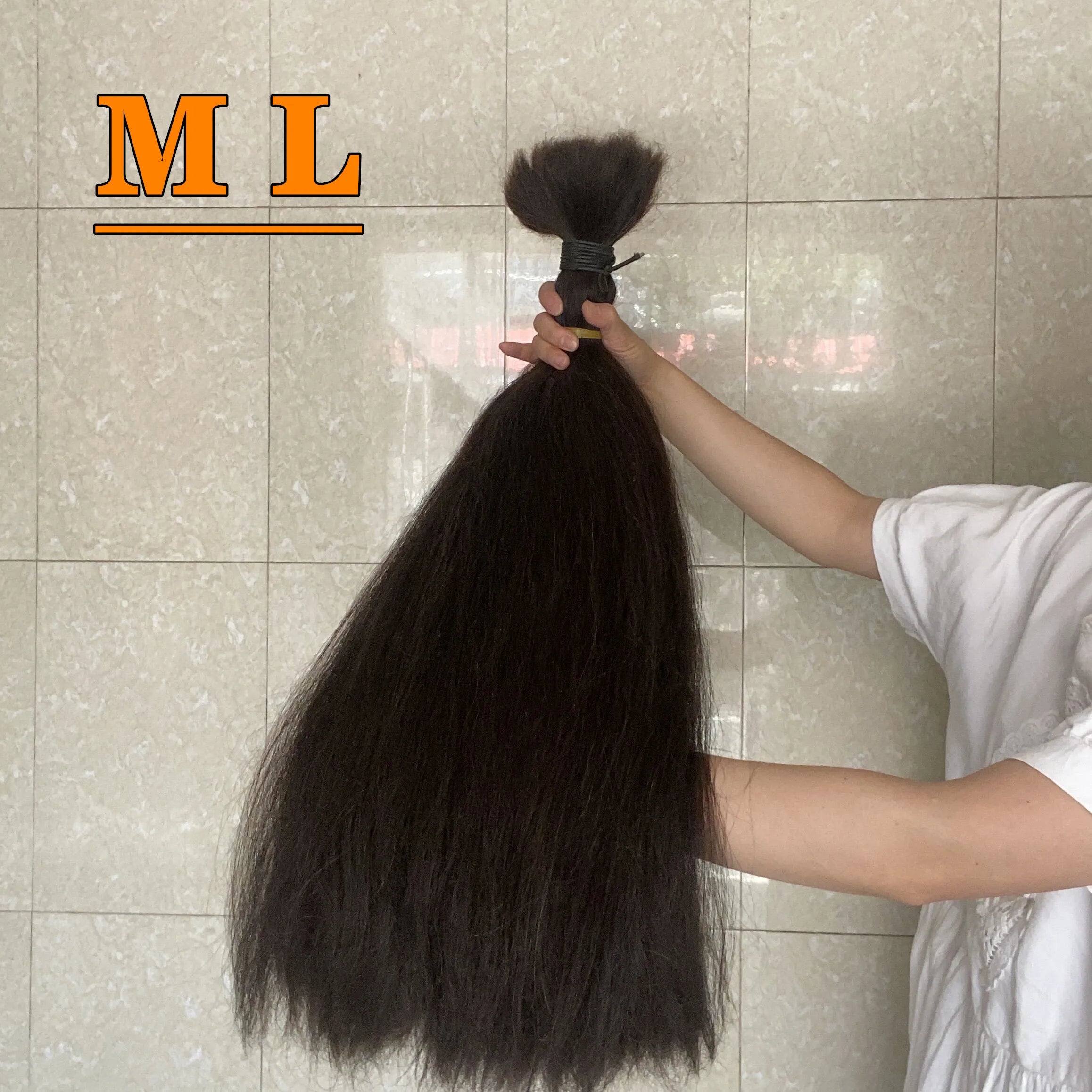 2026--Raw Chinese Weave Human Hair Extension Double Drawn 30''