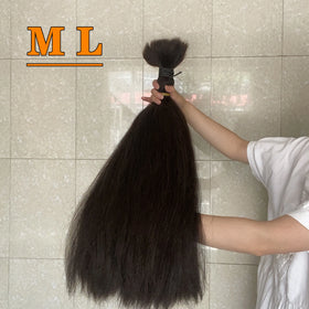 2026--Raw Chinese Weave Human Hair Extension Double Drawn 30''