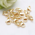 9.5mm Lobster Clasp Lead & Nickel Free Copper Gold Plated Lobster Clasp for Necklace Making Jewelry Clasp