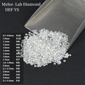 Starsgem 24h Shipping Melee Diamant 1mm 2mm 3mm DEF White Round Small Size HPHT CVD Lab Grown Diamonds MegaBDM